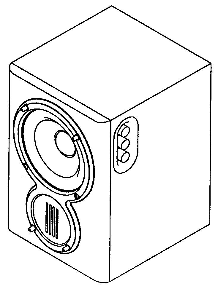 立体声音箱简笔画图片