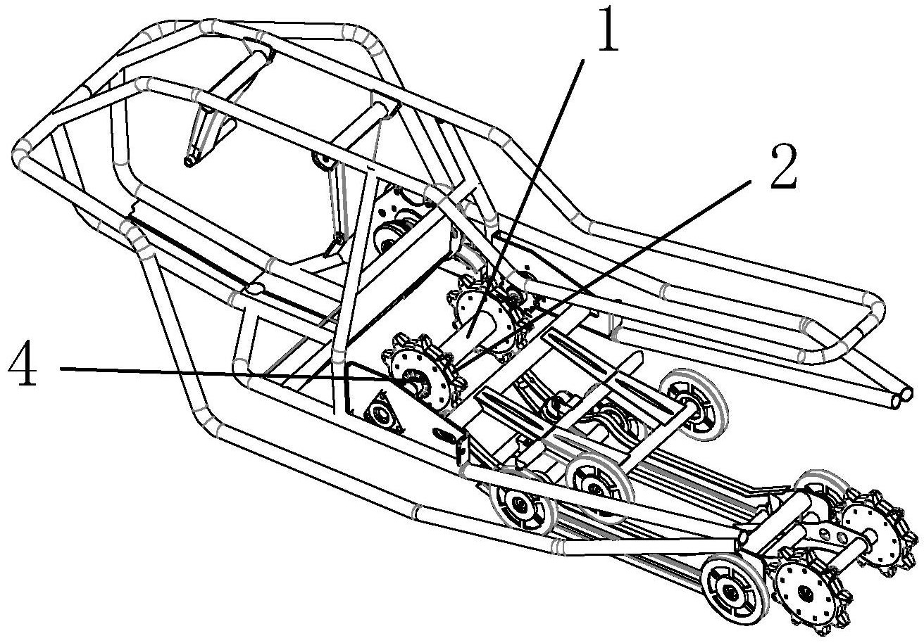 一种雪地车的履带驱动装置-爱企查