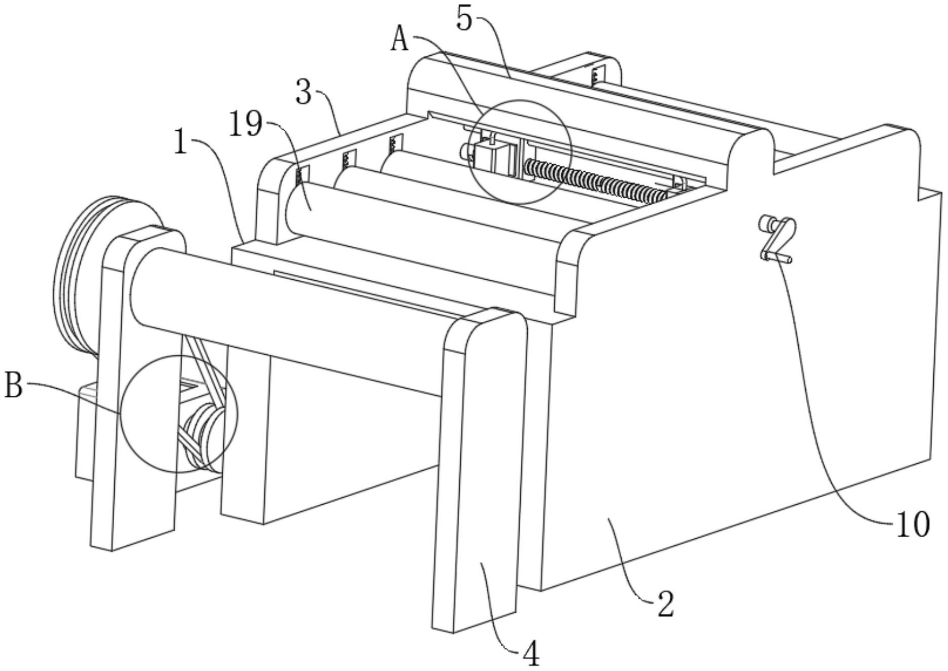摘要本实用新型公开了一种用于无纺胶布的喷码机,包括底座和喷码结构