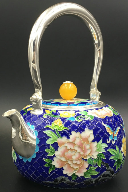 工艺品(景泰蓝银壶3)-爱企查