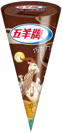 冰淇淋包装筒(五羊雪糕巧克力味)-爱企查