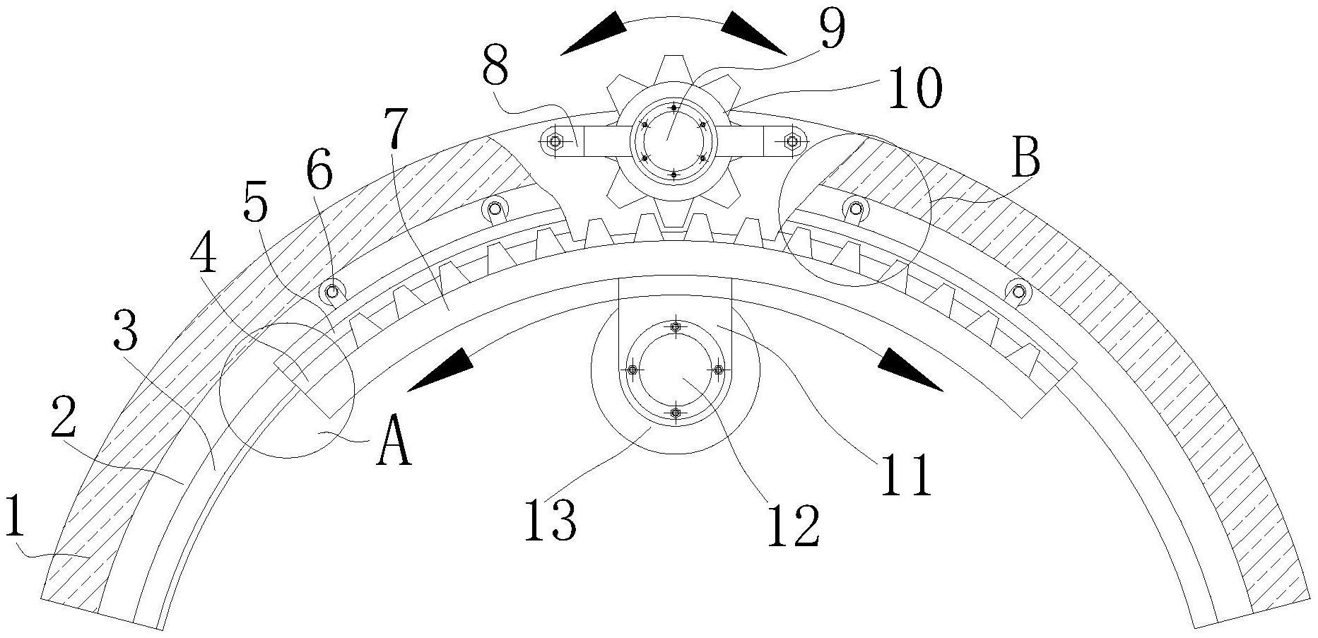 一种pcb板拐角导圆角机构-爱企查