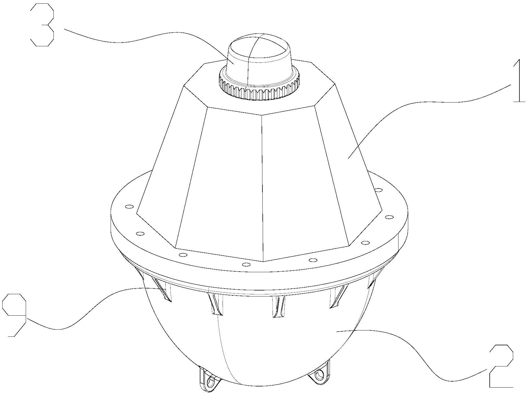 一种带标灯和测温的漂流浮标-爱企查