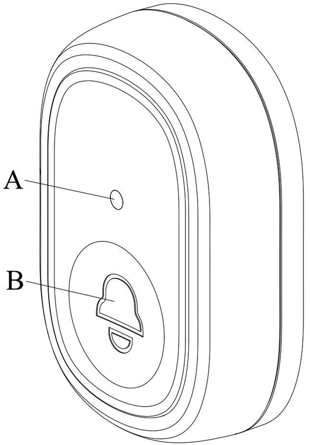 摘要附图摘要1.本外观设计产品的名称门铃组件.2.