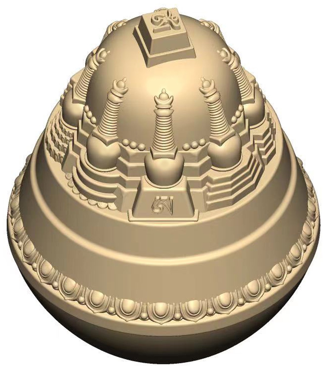 摘要附图摘要1.本外观设计产品的名称摆件(八佛塔).2.