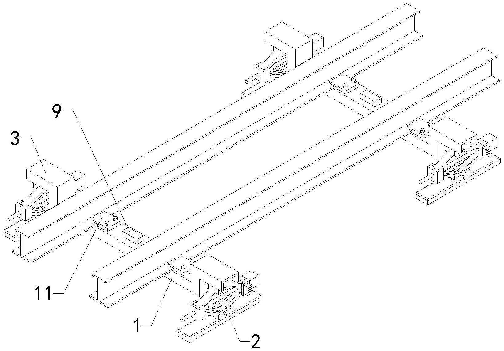 一种快捷调节式轨枕装置