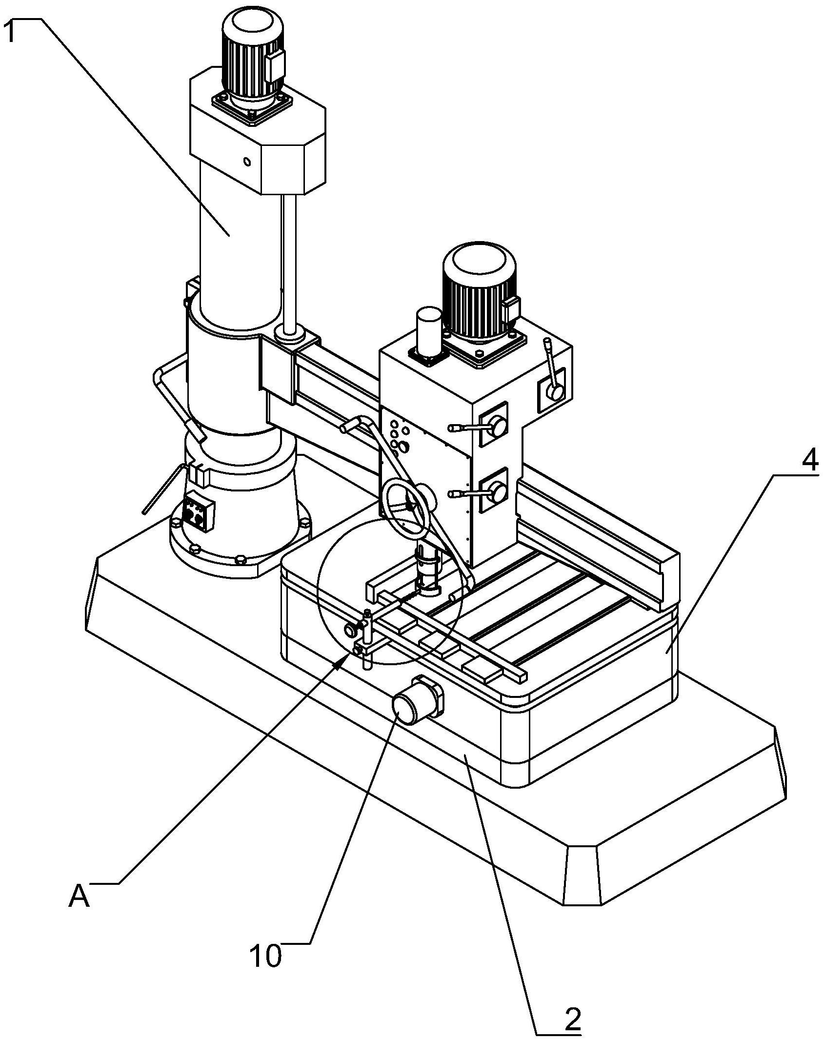 一种摇臂钻床的孔定位装置-爱企查