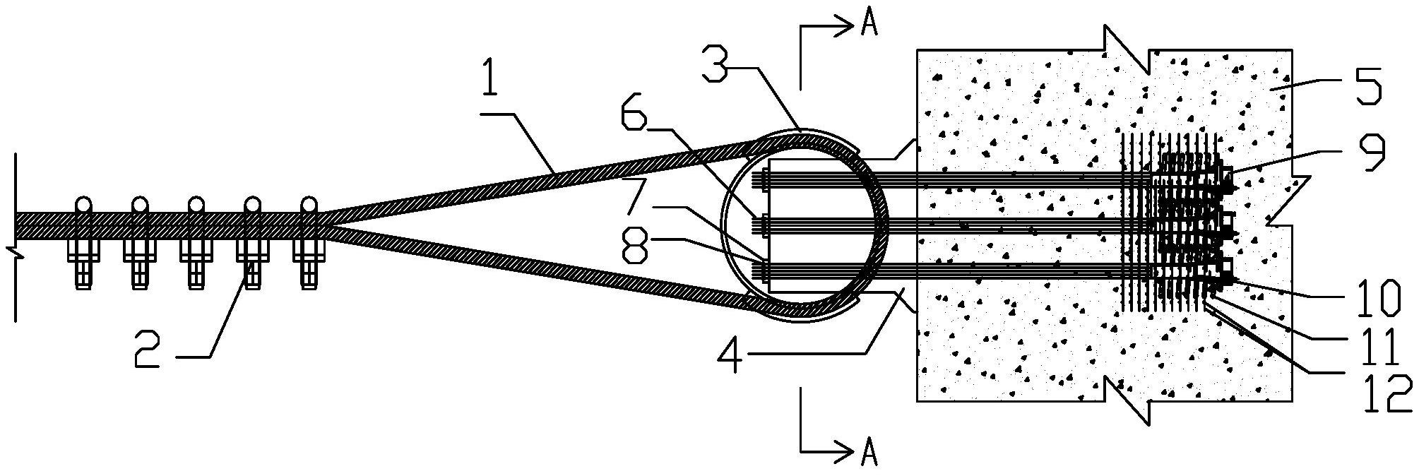 一种缆索吊装系统的主索锚固装置