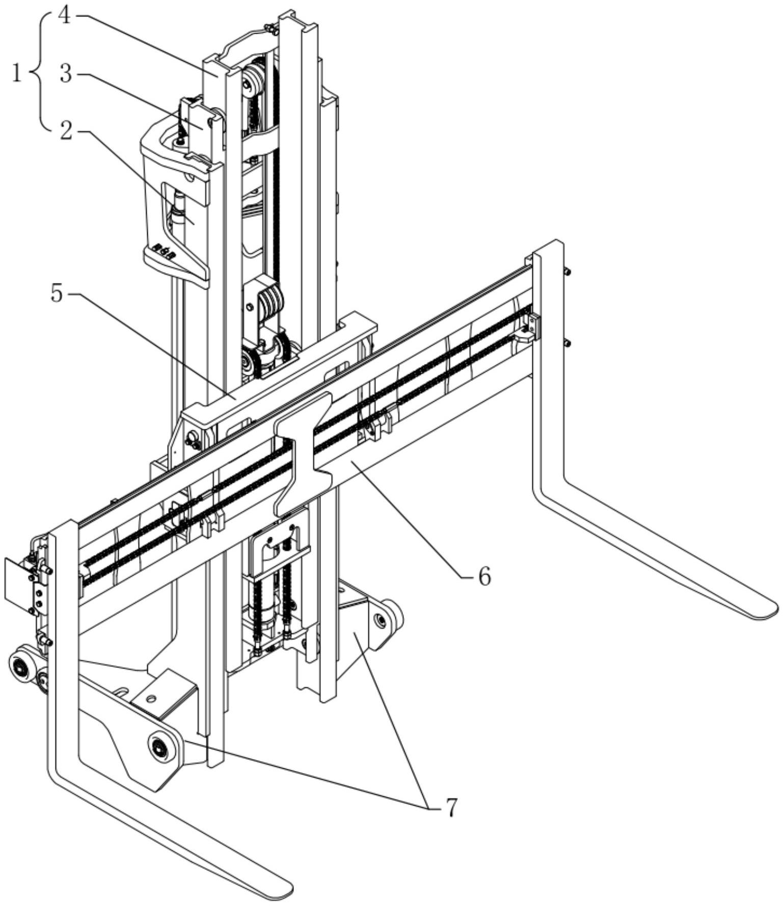 一种叉车门架装置及其前移式叉车-爱企查