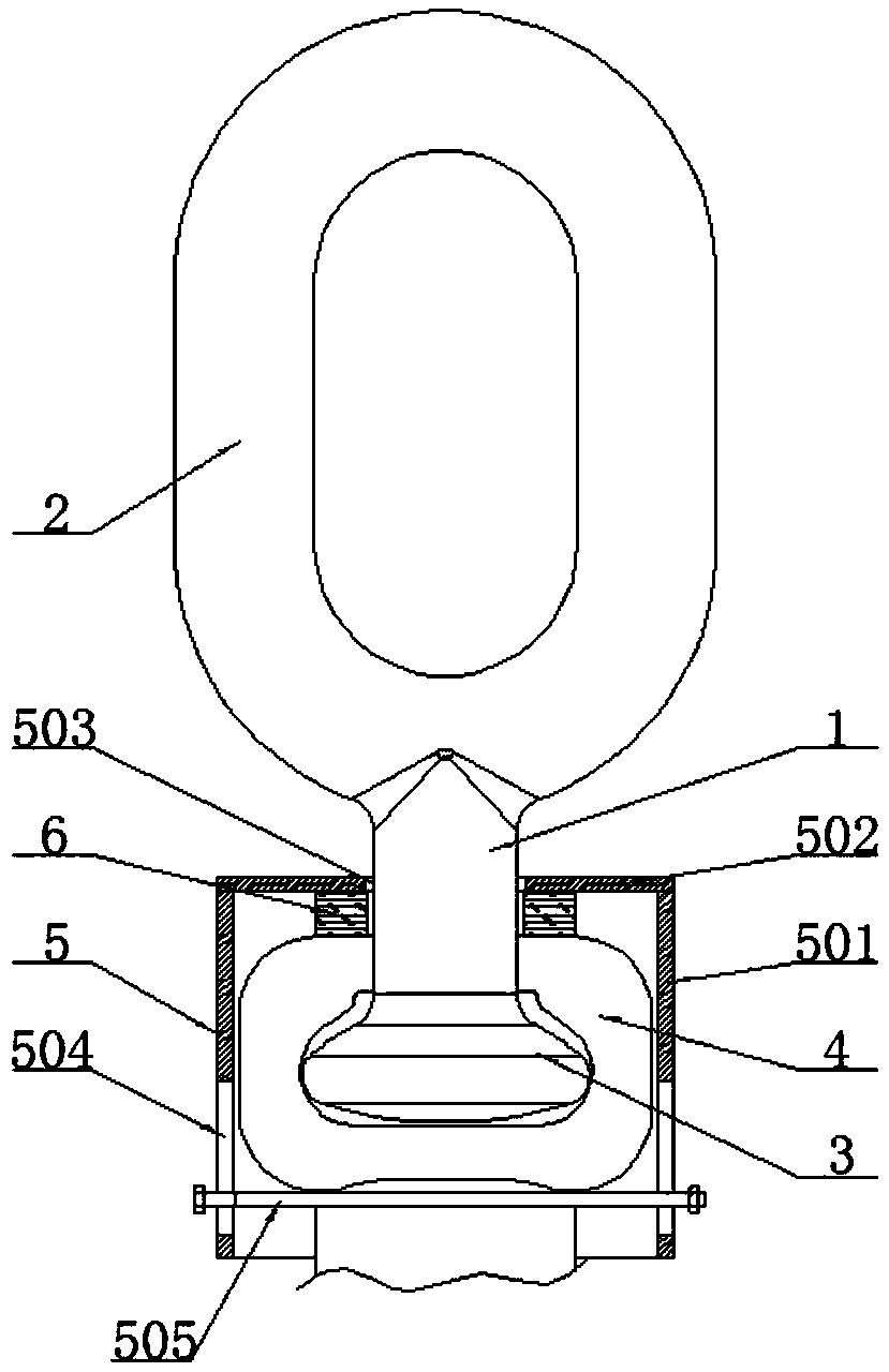 一种自带保险功能的球头挂环-爱企查