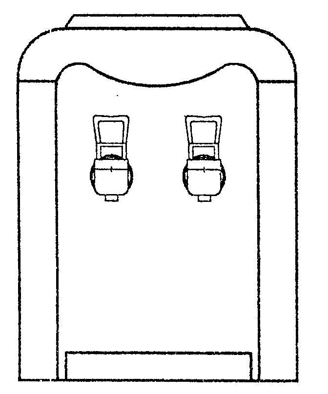 饮水机卡通字体怎么画图片