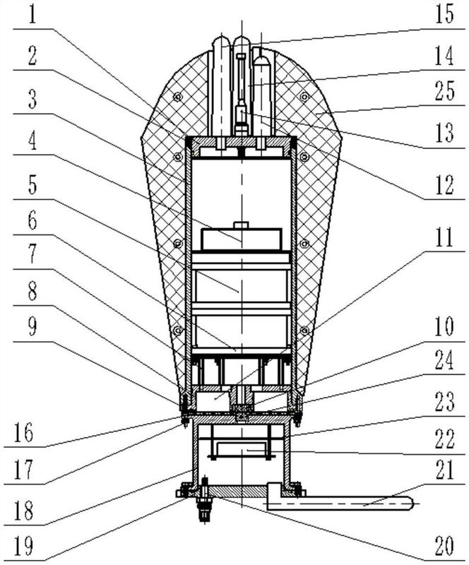 摘要附图摘要本实用新型公开了一种auv的应急浮标,其结构简单,尺寸较