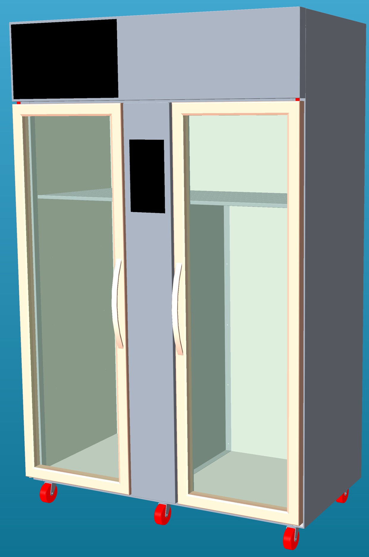 摘要附图摘要1.本外观设计产品的名称自动贩卖机(b).2.