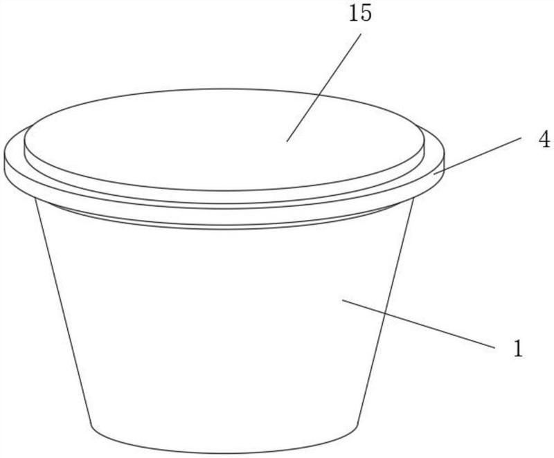 一种具有防漏功能的纸浆餐盒