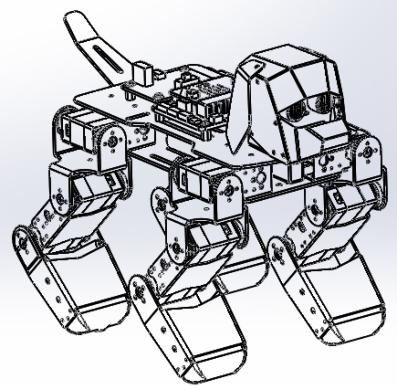 Welcome-球速体育【机器人】Robot Dog Boston小小机器狗四足机器人 STL格式 含控制源代码