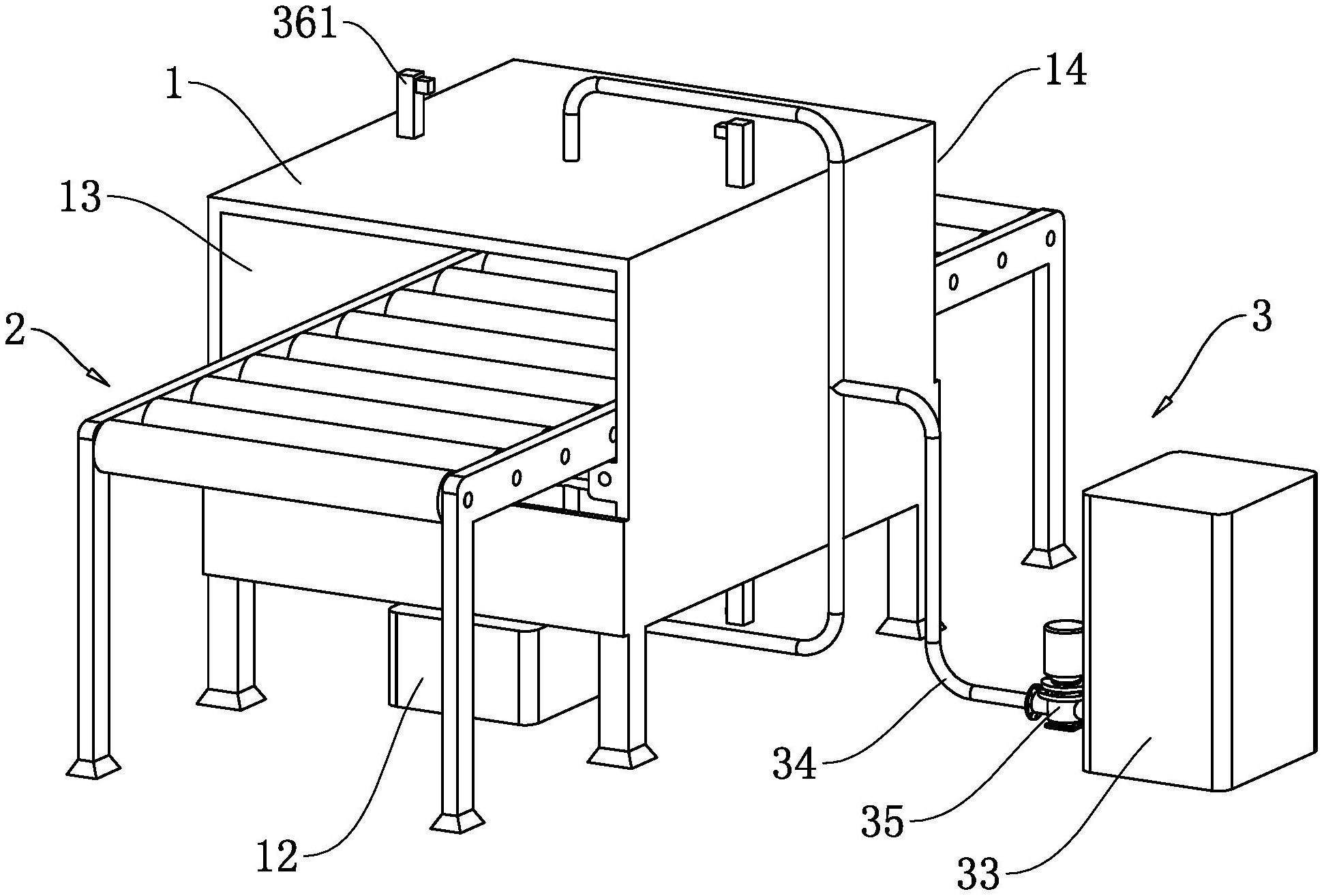 一种精轧机的入口除磷装置