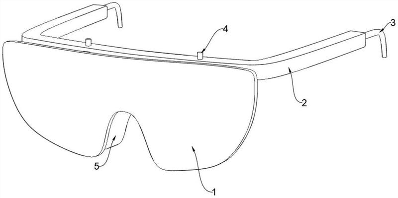 一種用於牙科操作及光固化時醫護防護的眼鏡-愛企查