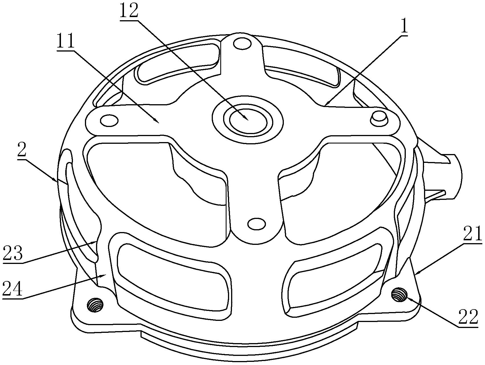 一种电机端盖-爱企查