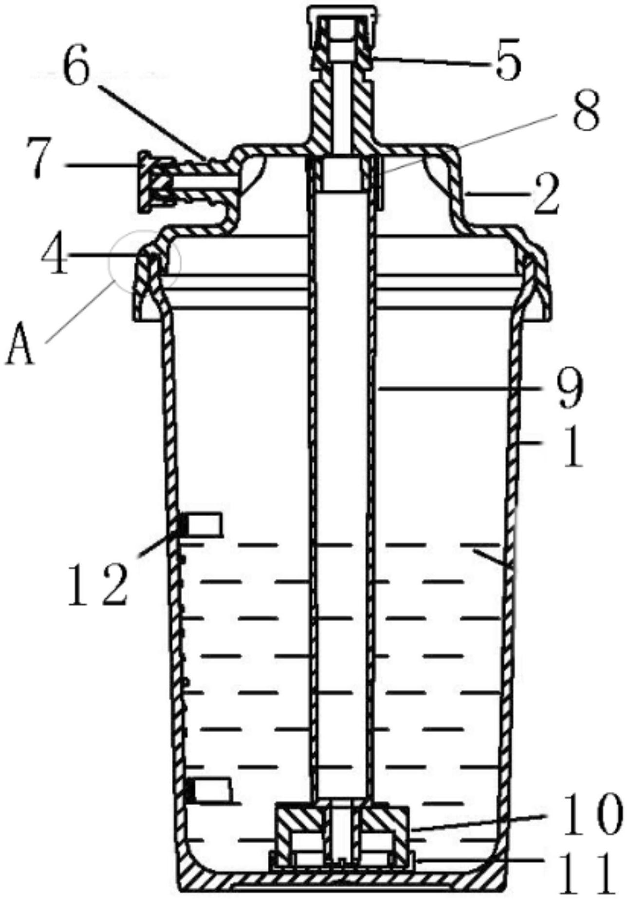 一种氧气湿化瓶瓶口的密封结构-爱企查