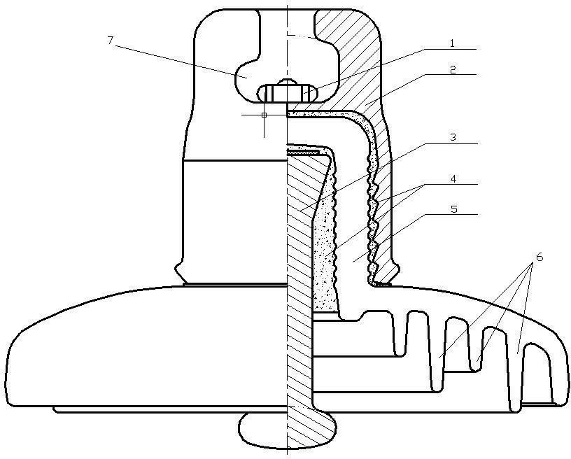一种大吨位盘形悬式玻璃绝缘子及玻璃绝缘子串-爱企查
