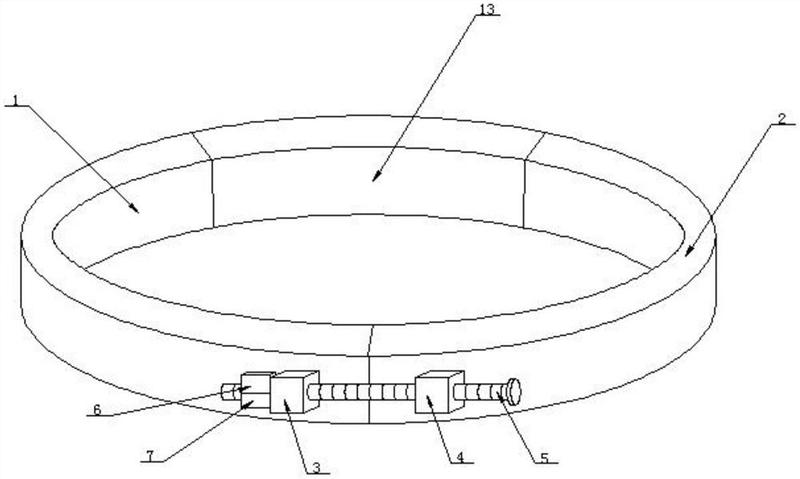 一种易拆装的轴用止动环-爱企查