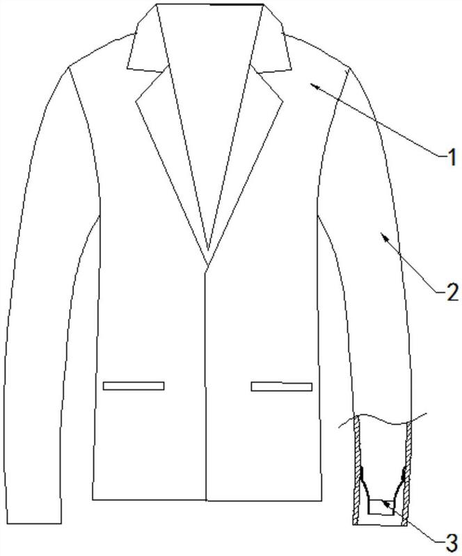 一种可拆卸西服袖套-爱企查