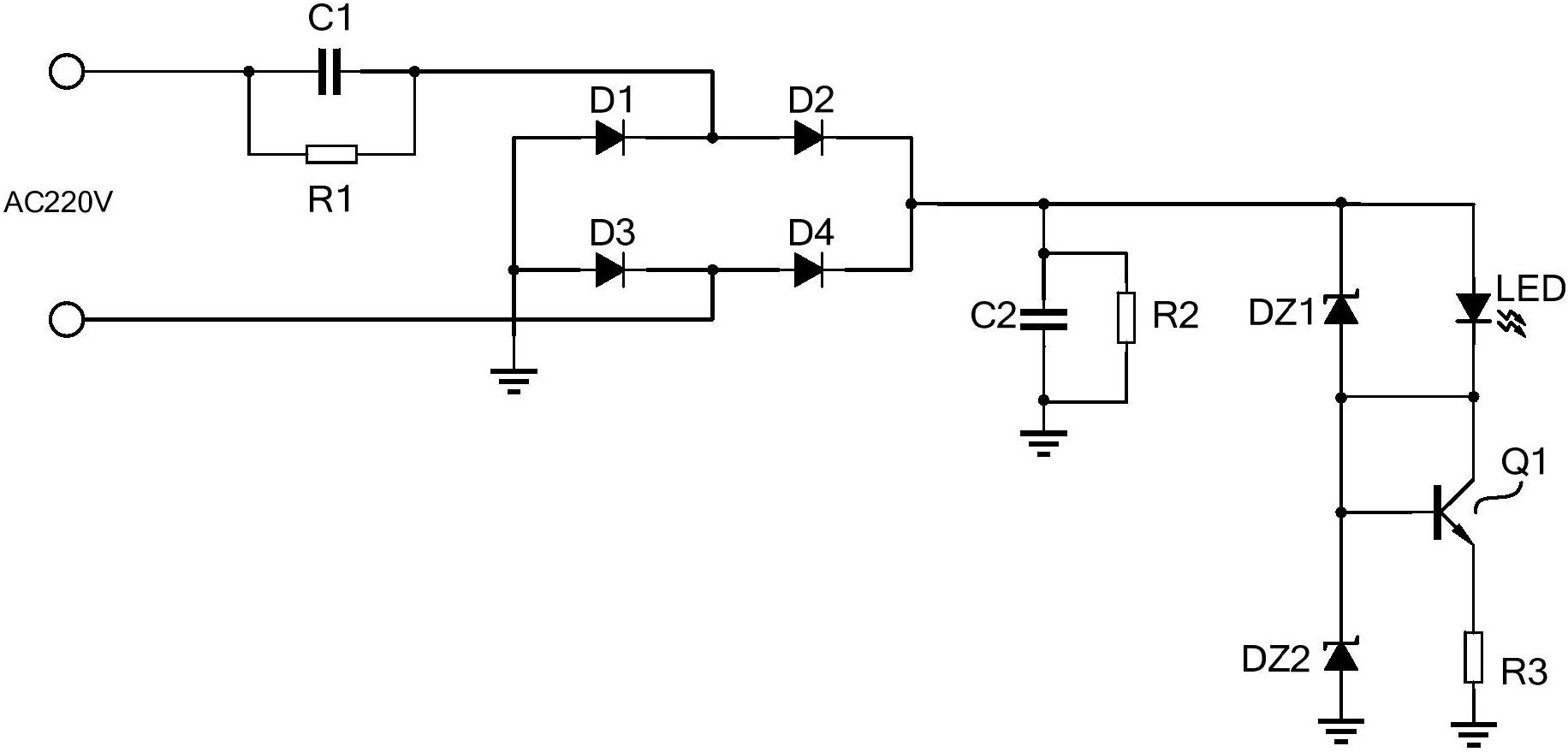 led636充电台灯电路图图片