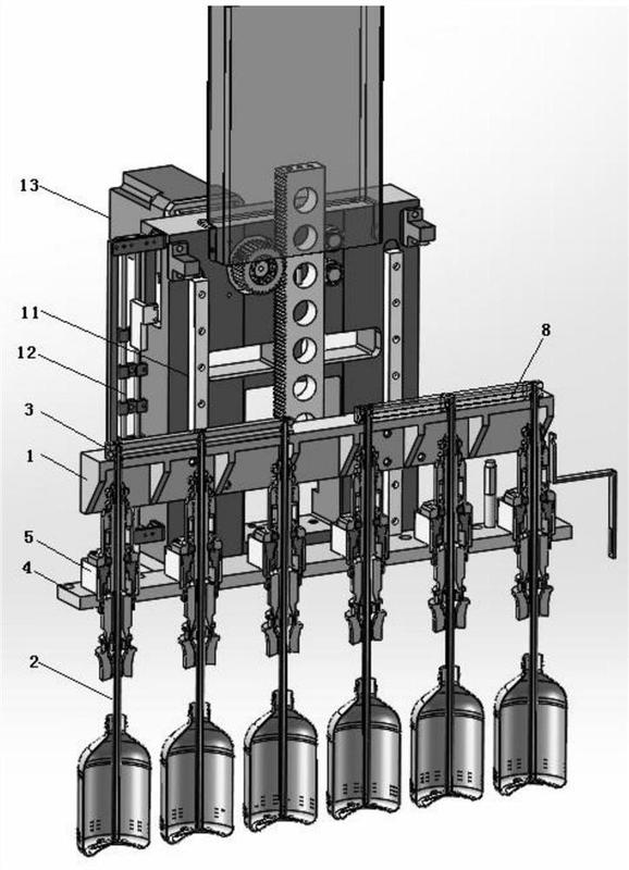 一种吹瓶机拉杆吹气装置-爱企查