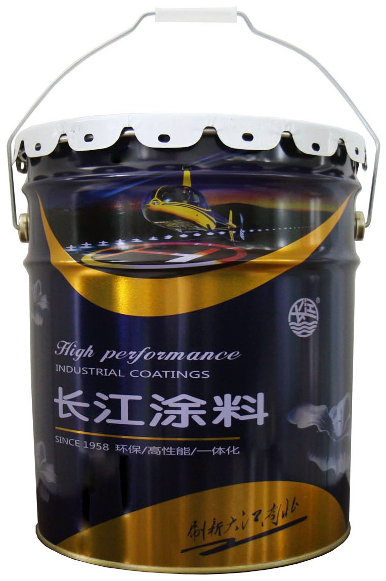 本外观设计产品的名称涂料包装桶(刷新大江南北).2.