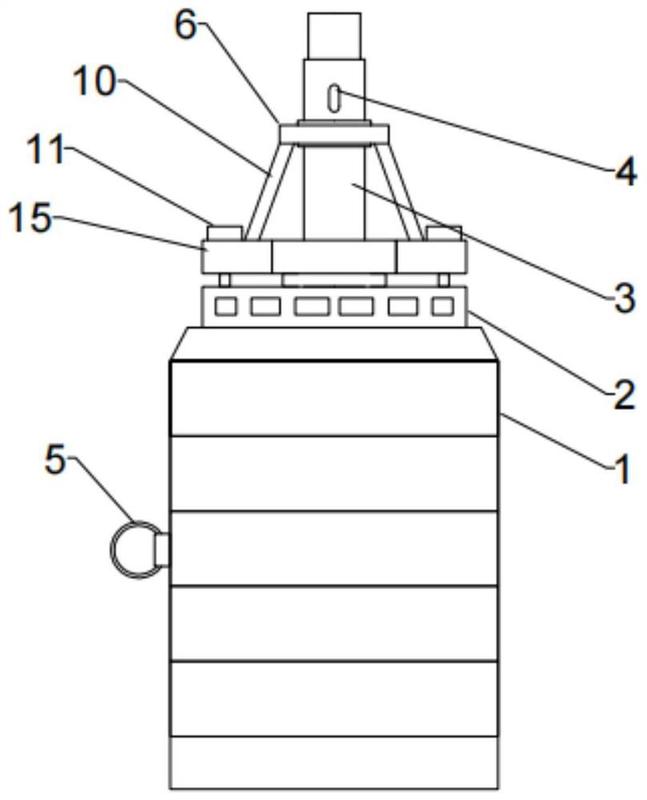 一种给水泵芯包限位转运专用装置
