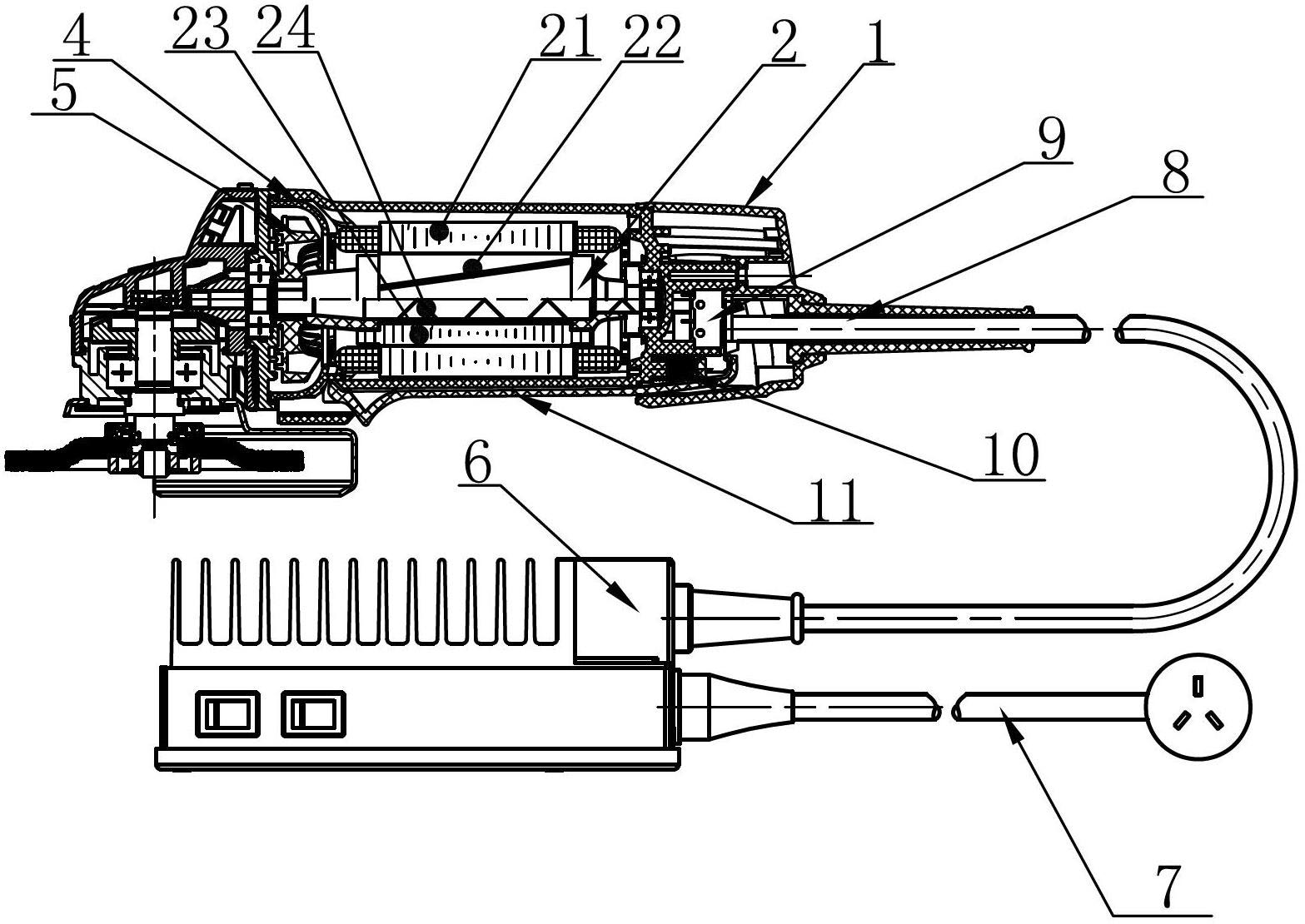 一种双重绝缘变频无刷电动工具-爱企查