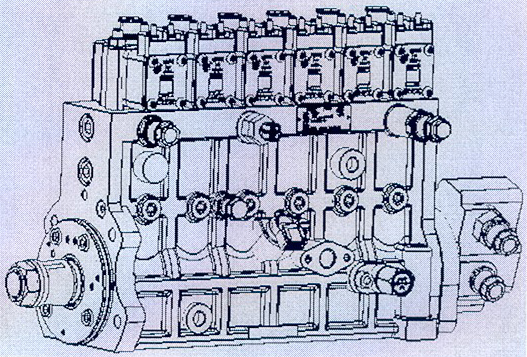 柴油发动机的六缸电控单体组合泵-爱企查