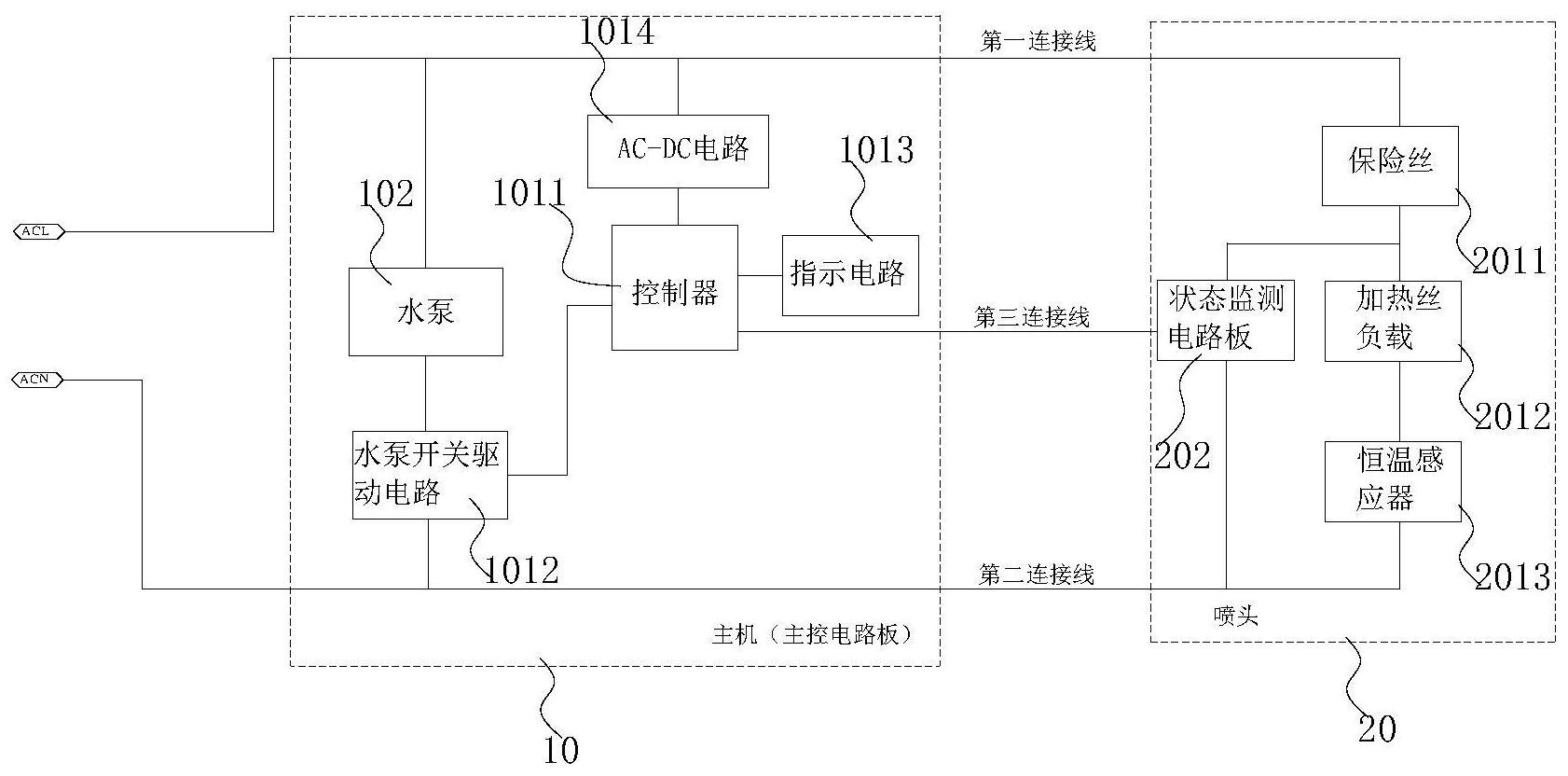 飞科挂烫机内部接线图图片