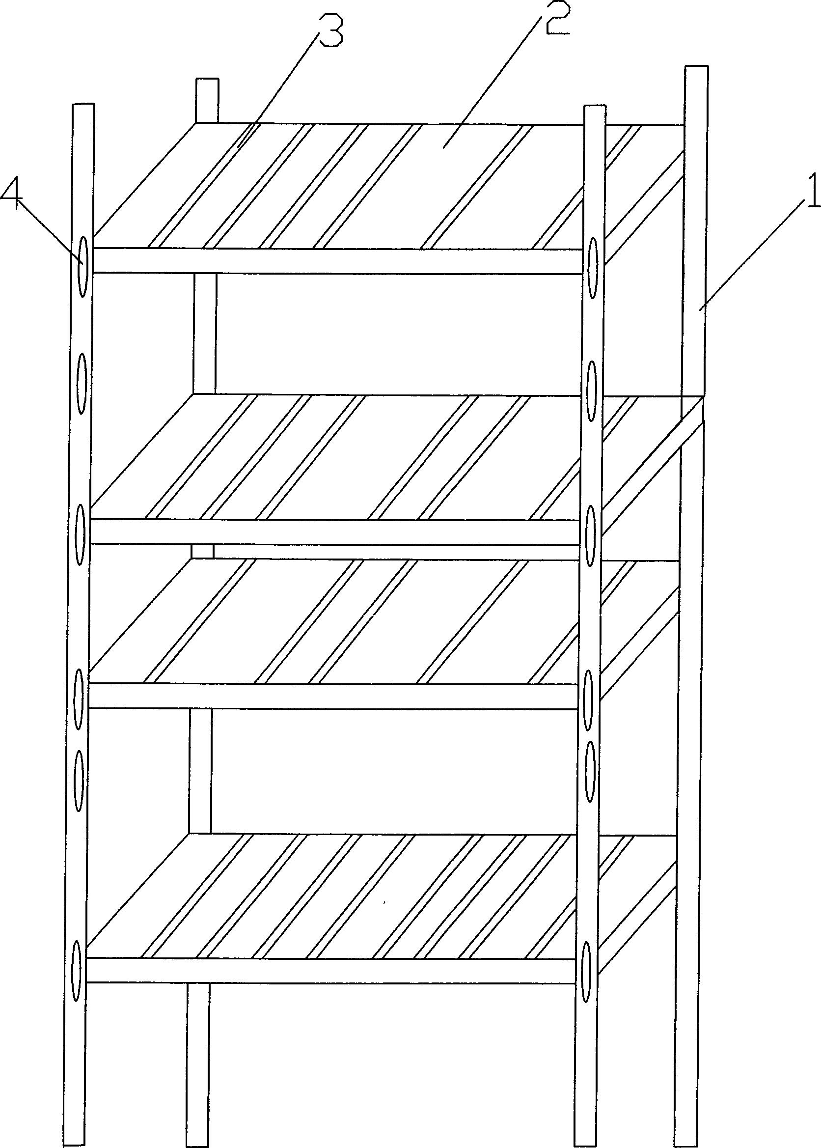 一种包装食品仓储架