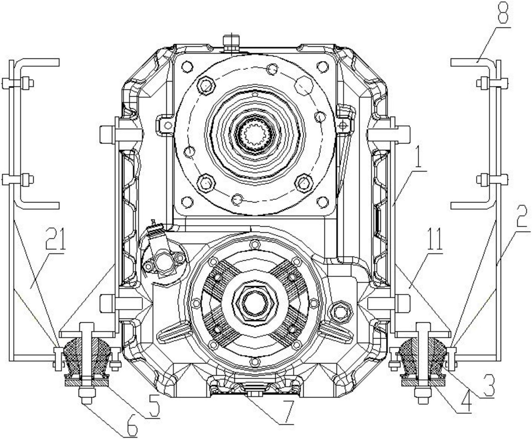 臂架式泵车用分动箱挂板结构-爱企查