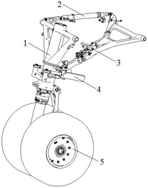 飞机起落架设计简图图片