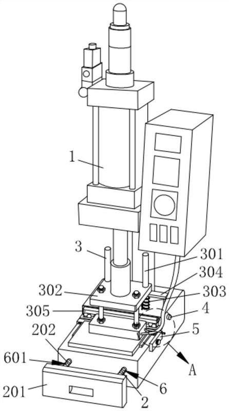 包括打标机本体,所述打标机本体上连接有清理结构,所述打标机本体上