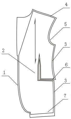 一種男士西裝前身縫份的加工方法-愛企查