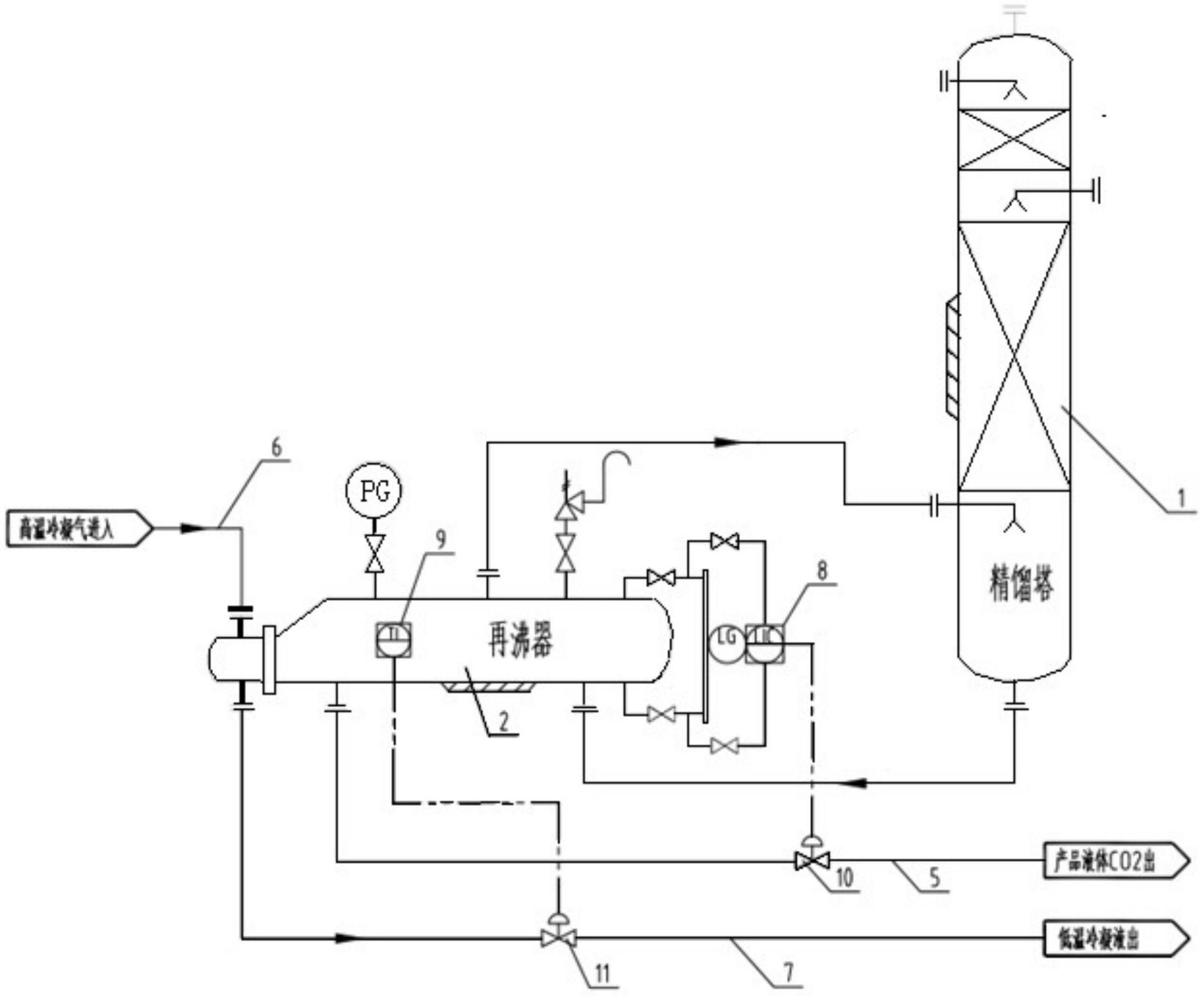 一种co2分体再沸器结构-爱企查