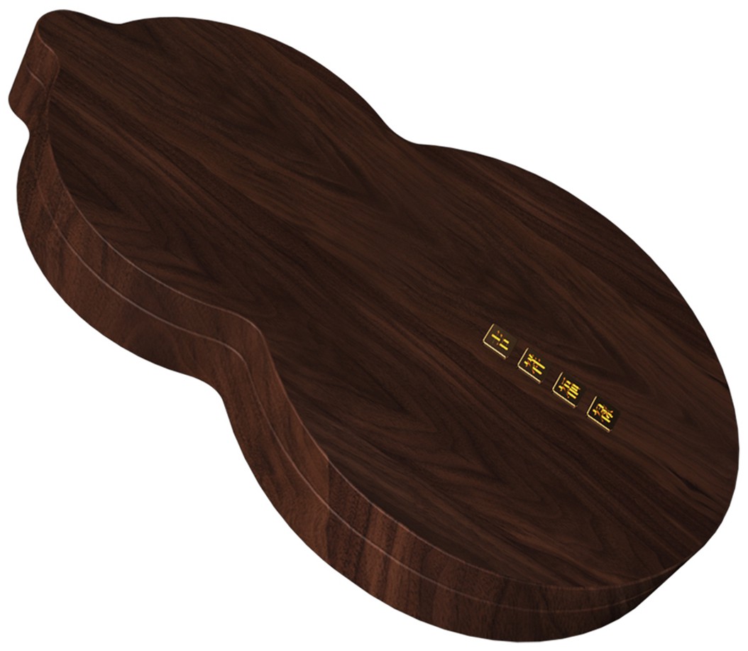 摘要附图摘要1.本外观设计产品的名称:葫芦木盒.2.