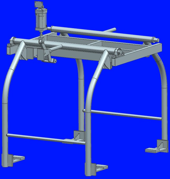 摘要附图摘要1.本外观设计产品的名称:汽车车身吊具.2.