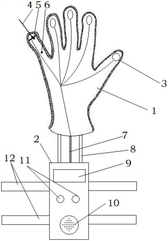 摘要附图摘要本实用新型揭示了一种新型验电装置,包括验电器和连接