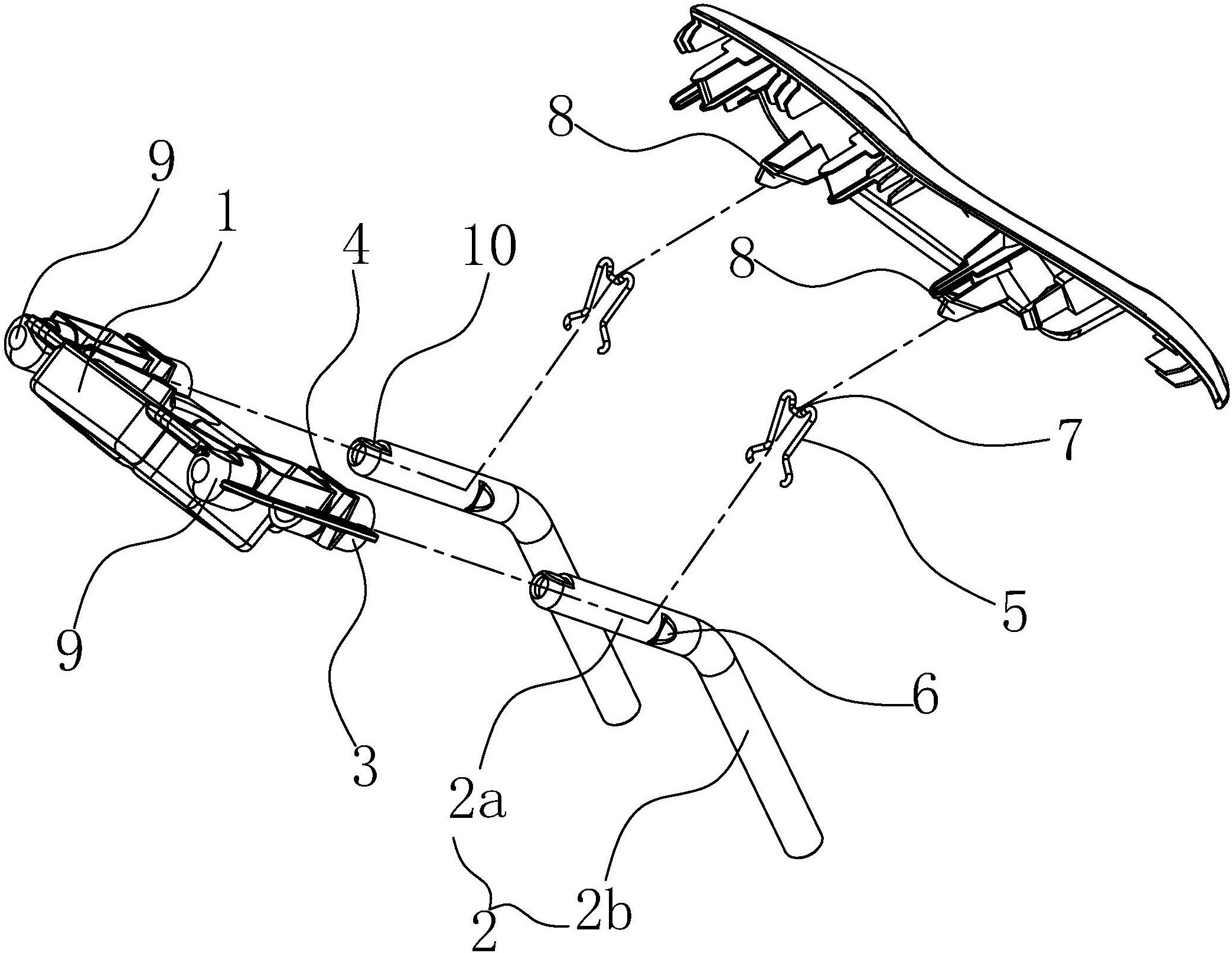 汽车座椅头枕卡接结构-爱企查