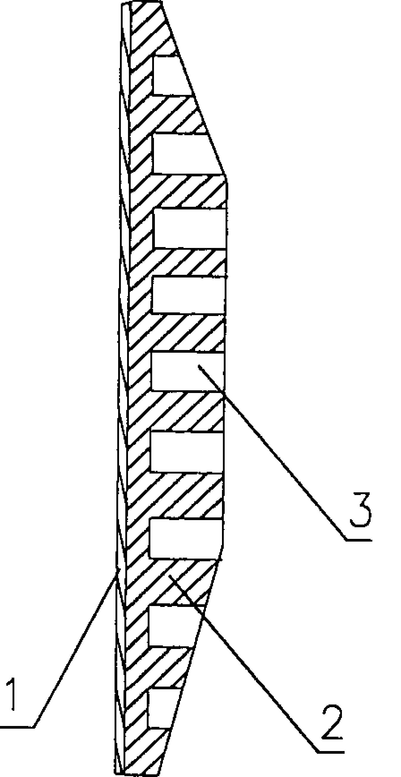 1-1毫米,钛金属非烧结面有盲孔,将烧结面制成粗糙度
