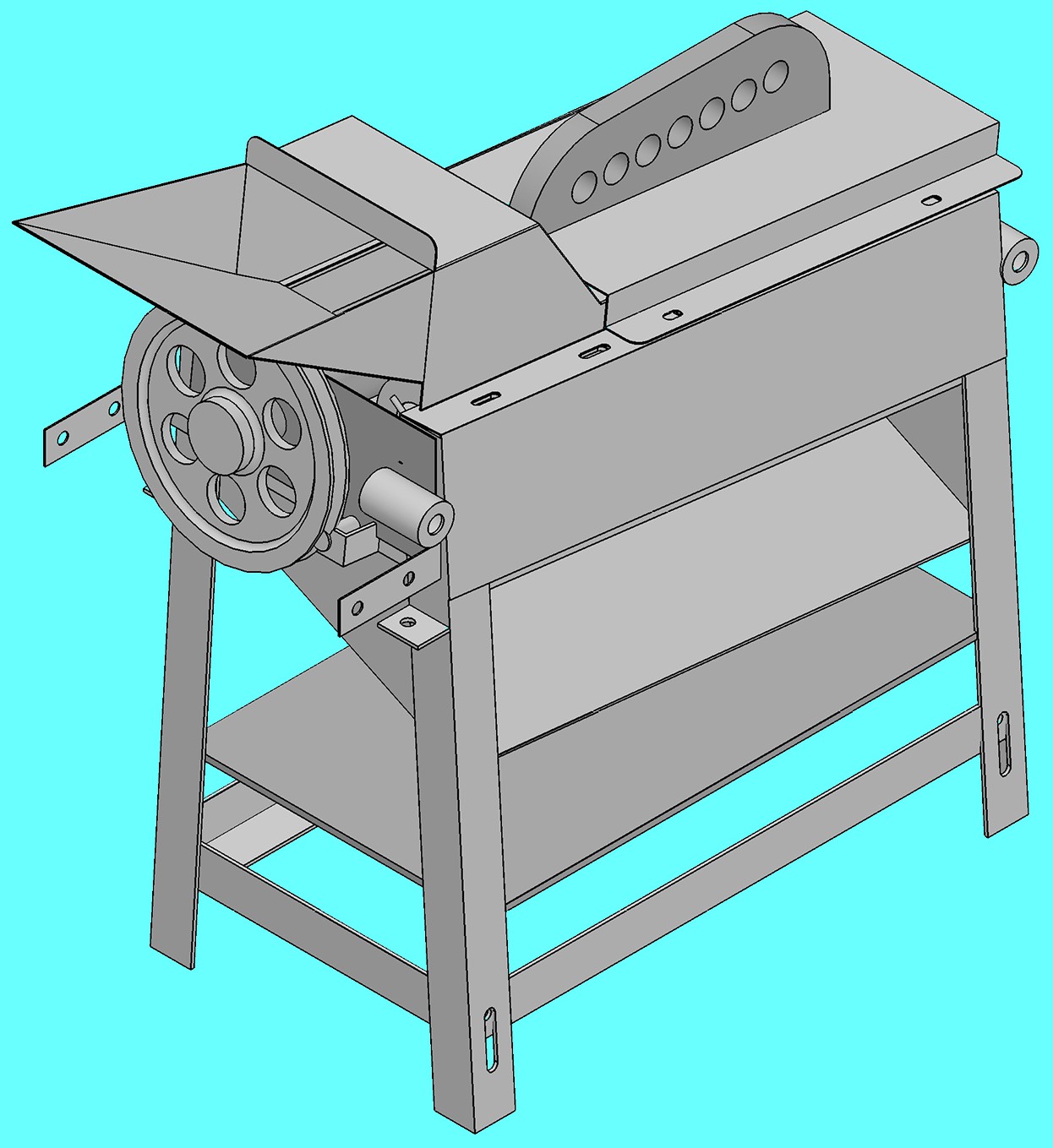 本外观设计产品的名称玉米脱粒机.2.