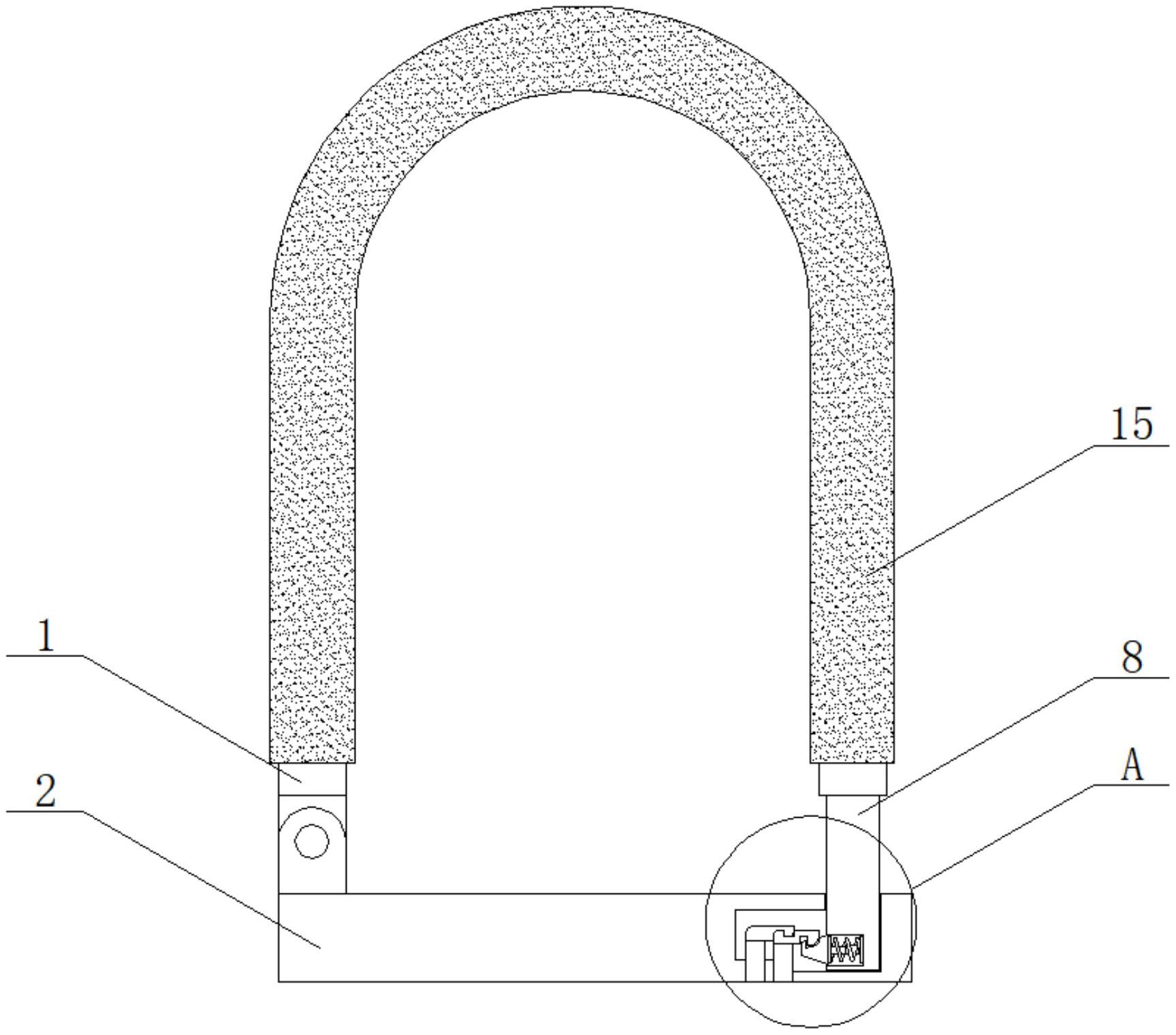 一种具有双锁芯的u型锁结构-爱企查