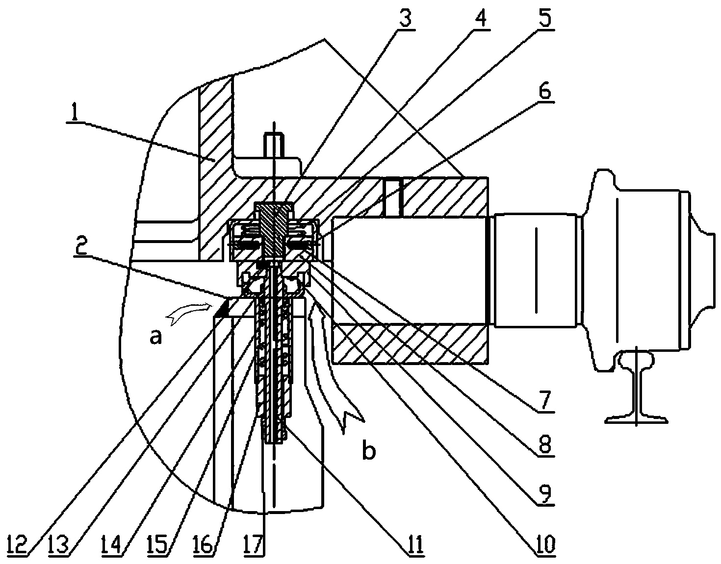 所述上密封滑道和下密封滑道分别安装在台车和风箱滑动支撑梁所对应的