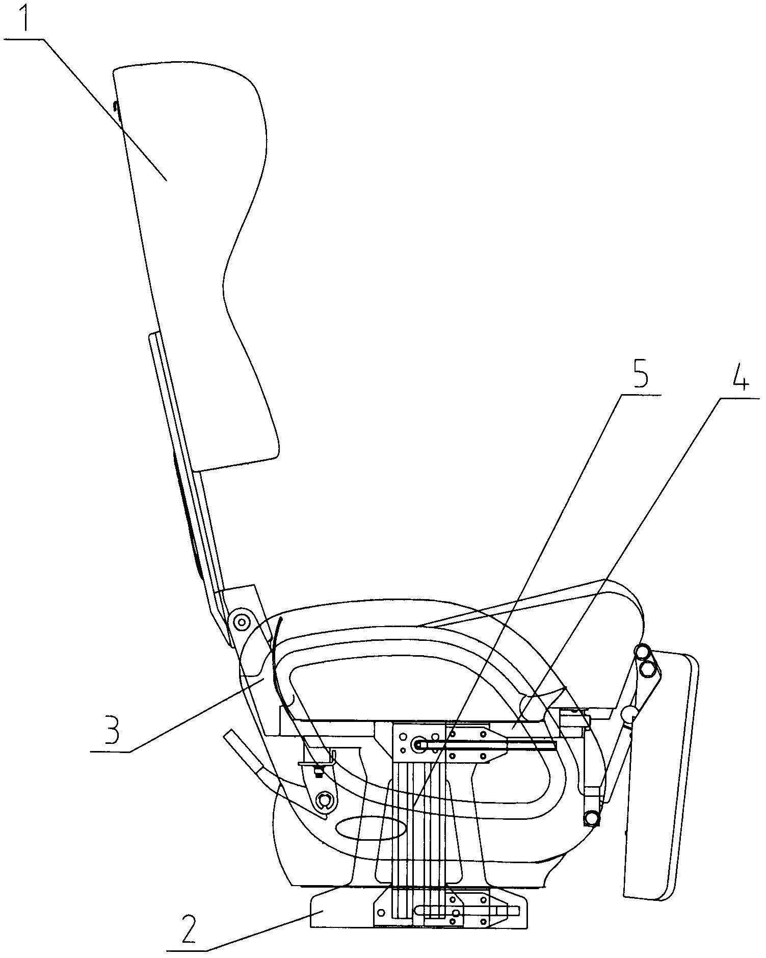 客车座椅扶手结构原理图片