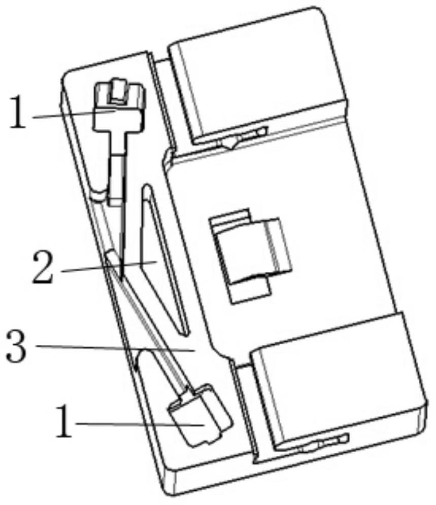 摘要附图摘要本实用新型提供一种玻璃升降器用滑块,在滑块与滑道摩擦