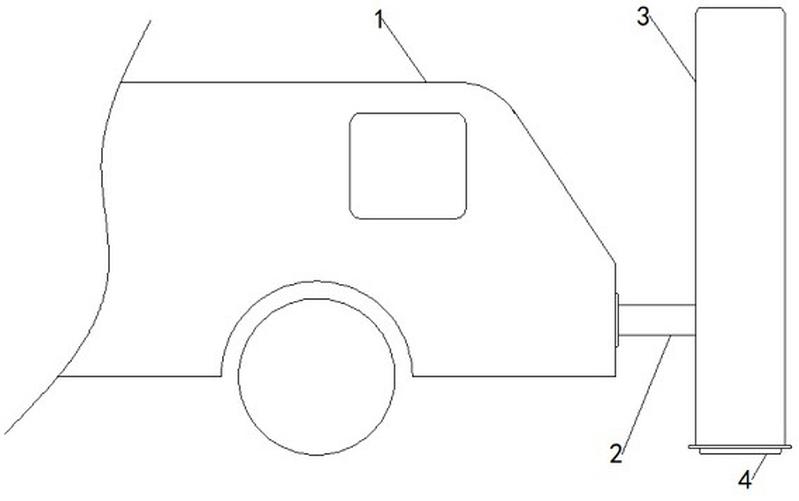 属于建筑施工技术领域,包括夯实机,连接杆,重锤和夯实架,连接杆焊接于